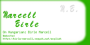 marcell birle business card
